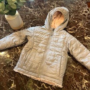 The North Face Kids Puffer Jacket in Silver Gray